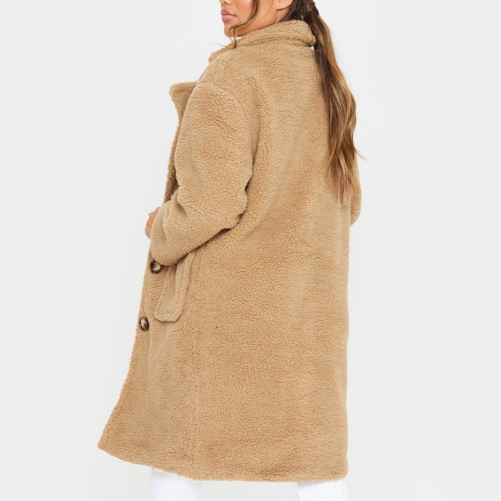 Oversized teddy coat